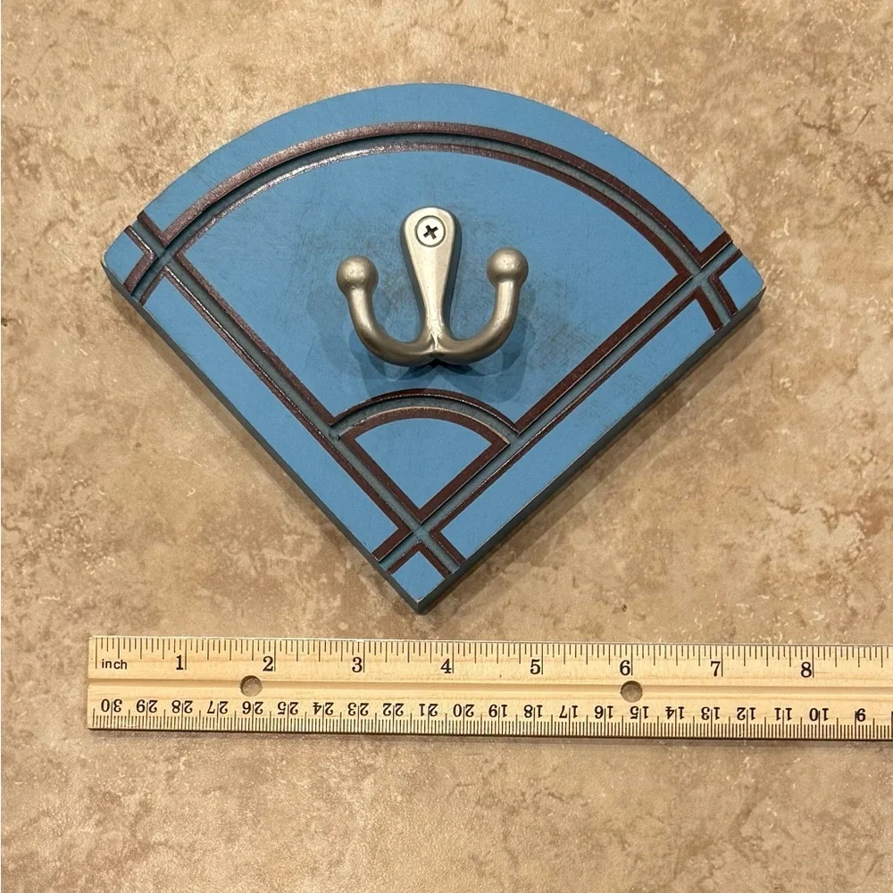 Pottery Barn kids baseball coat, hook wall hanging retired